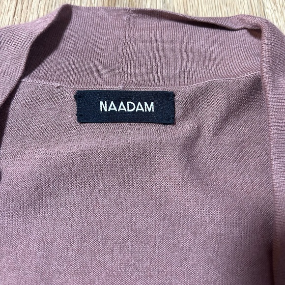 NAADAM khimori silk cashmere robe lounge cozy luxe - Picture 4 of 9